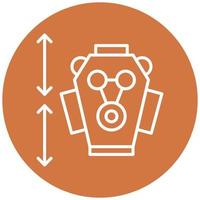 Engine Size Icon Style vector