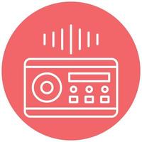 Audio System Icon Style vector