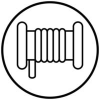 Cable Roll Icon Style vector