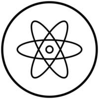 Atom Icon Style vector