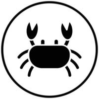 Crab Icon Style vector