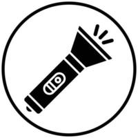 Flashlight Icon Style vector