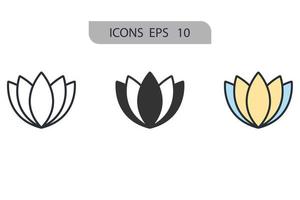 Spa icons  symbol vector elements for infographic web