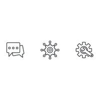 social networking service icons set .   social networking service pack symbol vector elements for infographic web