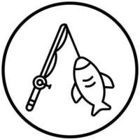 Big Game Fishing Icon Style vector