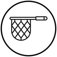 Hand Net Icon Style vector