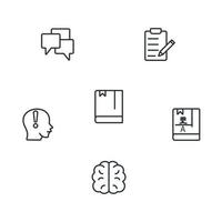 translating and interpreting icons set . translating and interpreting pack symbol vector elements for infographic web