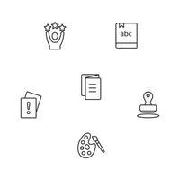 corporate design and corporate identity icons set . corporate design and corporate identity pack symbol vector elements for infographic web