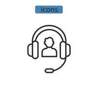 services icons  symbol vector elements for infographic web