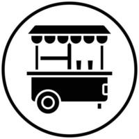 Popcorn Stall Icon Style vector