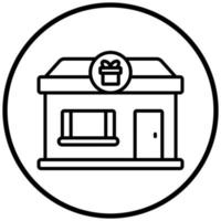 Souvenir Shop Icon Style vector