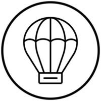 Parachute Icon Style vector