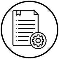 Application Process Icon Style vector