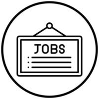 Job Board Icon Style vector