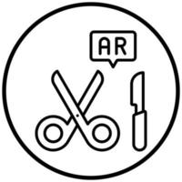 Ar Surgery Icon Style vector