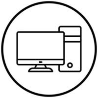 Computer Icon Style vector