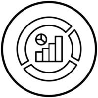 Data Segmentation Icon Style vector