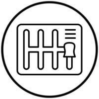 Manual Transmission Icon Style vector