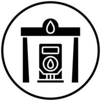 Oil Pump Icon Style vector