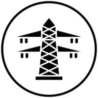 Transmission Tower Icon Style vector