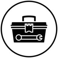 Tool Box Icon Style vector