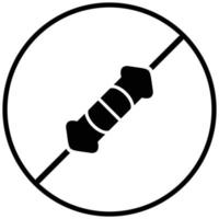 Resistor Icon Style vector