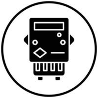 Electric Meter Icon Style vector