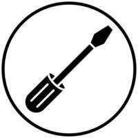 Screw Driver Icon Style vector