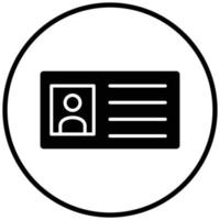 Library Card Icon Style vector