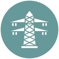 Transmission Tower Icon Style vector