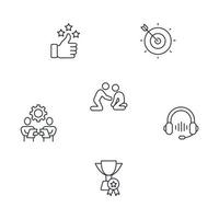 motivation icons set . motivation pack symbol vector elements for infographic web