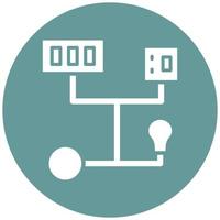 Wiring Icon Style vector
