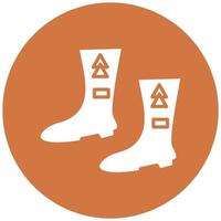 Electrician Boots Icon Style vector