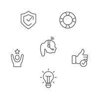 support icons set . support pack symbol vector elements for infographic web