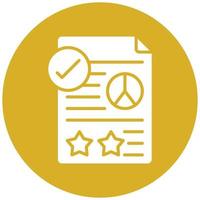 Approved Icon Style vector