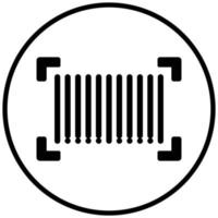 Barcode Icon Style vector