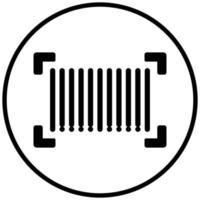 Barcode Icon Style vector