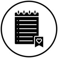 Wishlist Icon Style vector