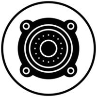 Car Speakers Icon Style vector