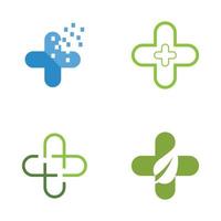 Medical Cross illustration Logo template vector design