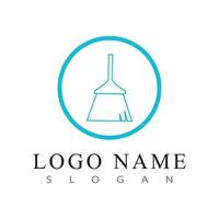 cleaning clean service logo icon vector template