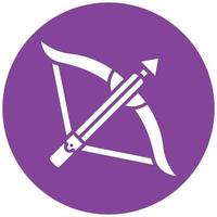 Crossbow Icon Style vector