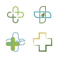 Medical Cross illustration Logo template vector design