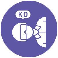 Knocked Out Icon Style vector