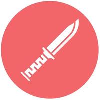 Military Knife Icon Style vector