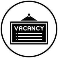 Job Vacancy Icon Style vector