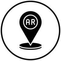 Ar Navigation Icon Style vector