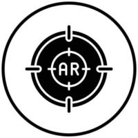 Ar Shooting Icon Style vector