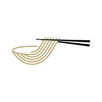 Gold Noodle Logo vector