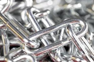 galvanized metal chain photo